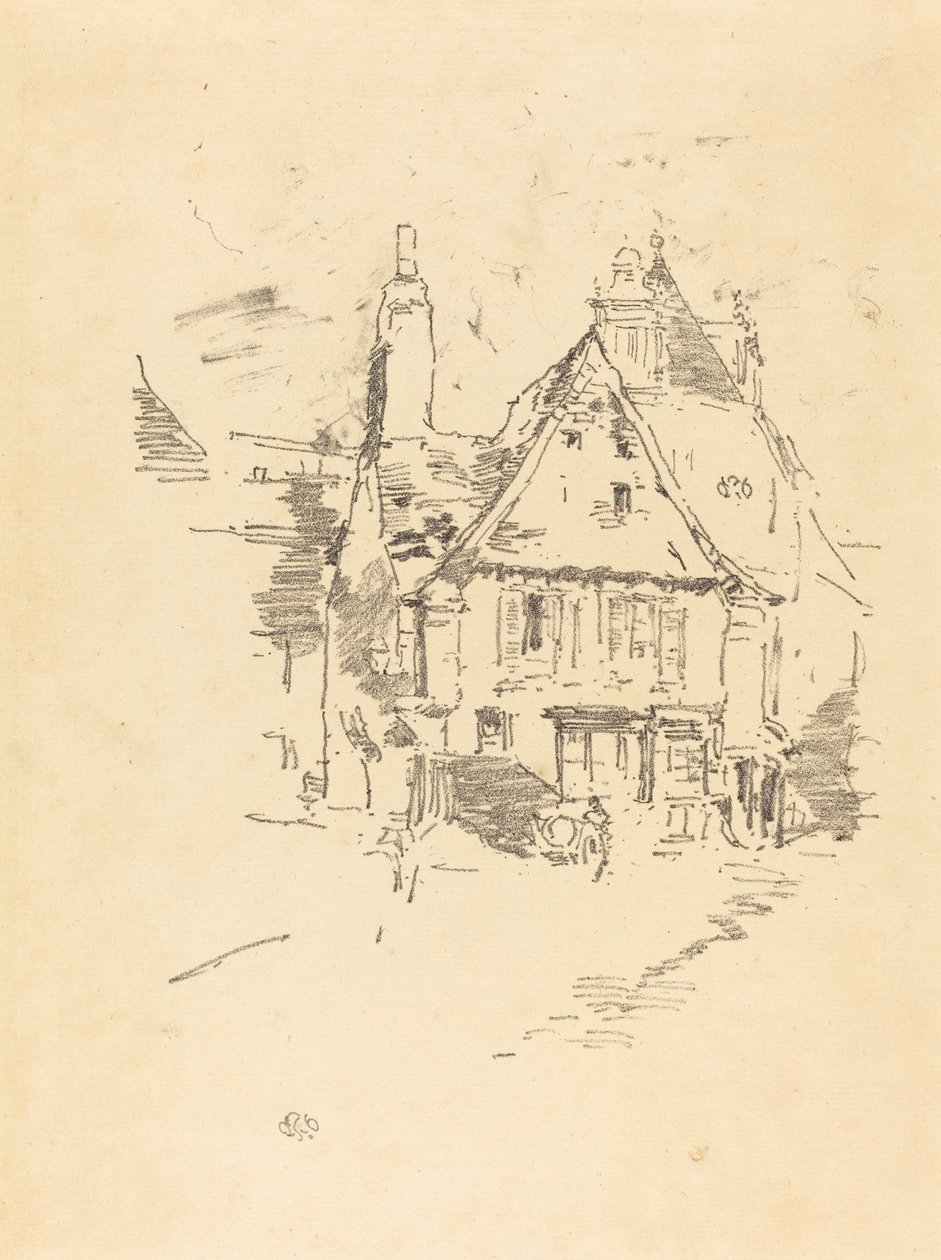 Gabled Roofs by James Abbott McNeill Whistler