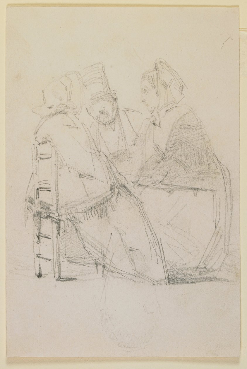 Group Conversing by James Abbott McNeill Whistler