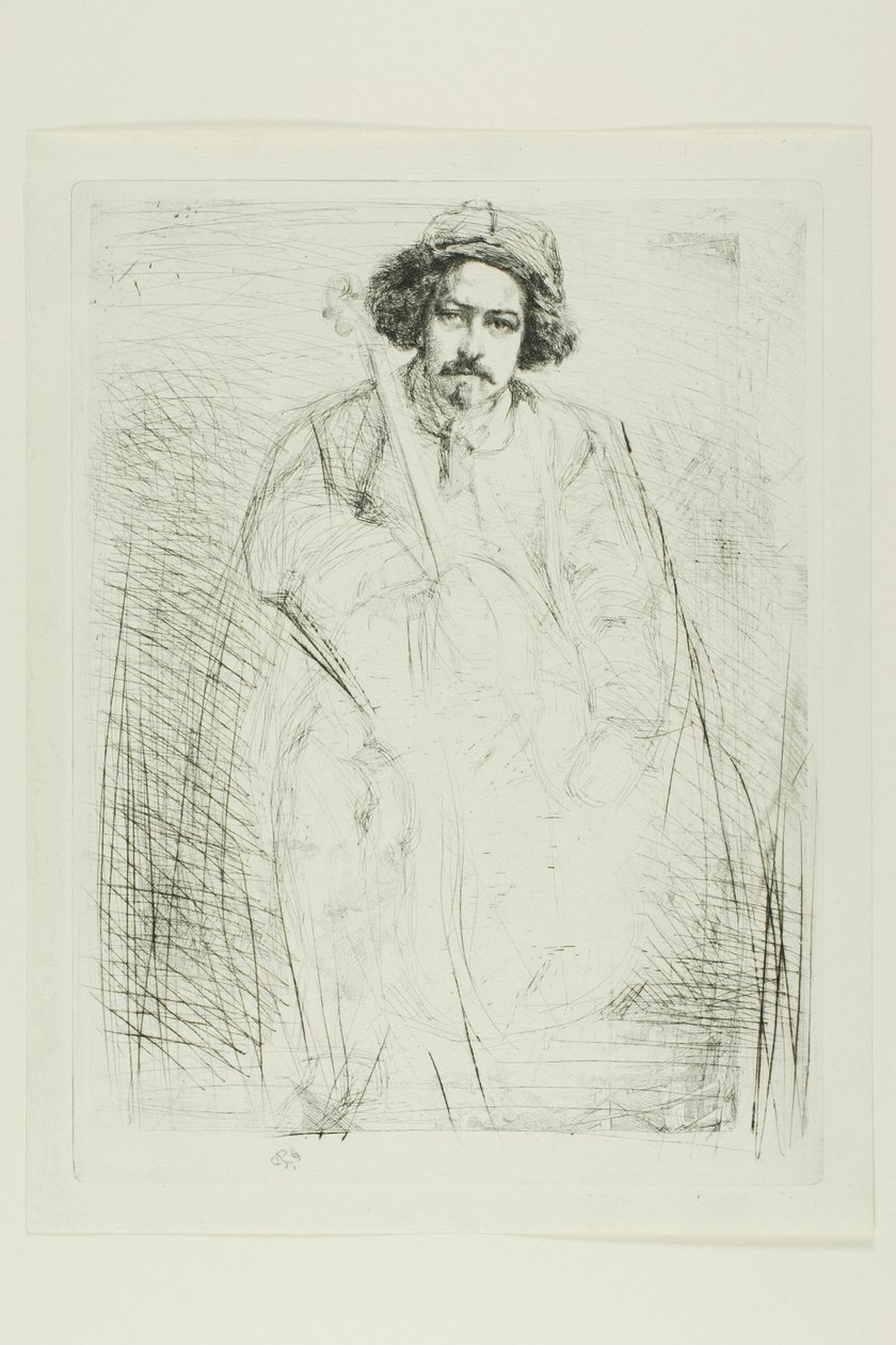 J. Becquet, Sculptor by James Abbott McNeill Whistler