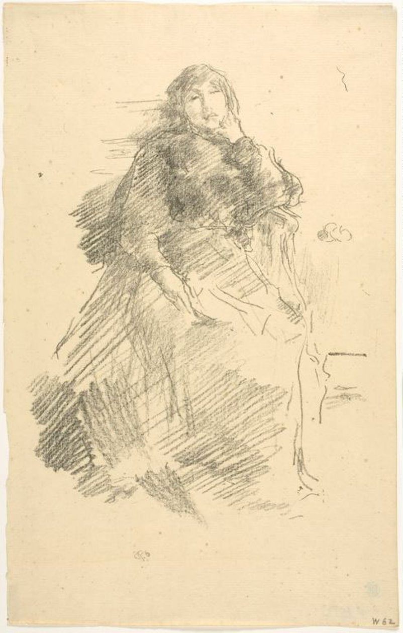 The Beautiful Lazy Lady by James Abbott McNeill Whistler
