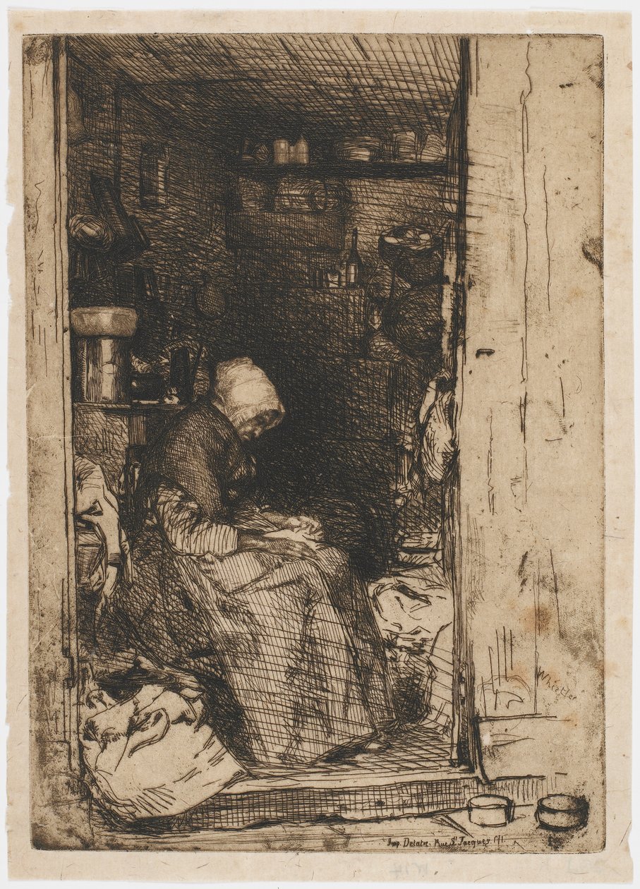 The Old Woman with Rags by James Abbott McNeill Whistler