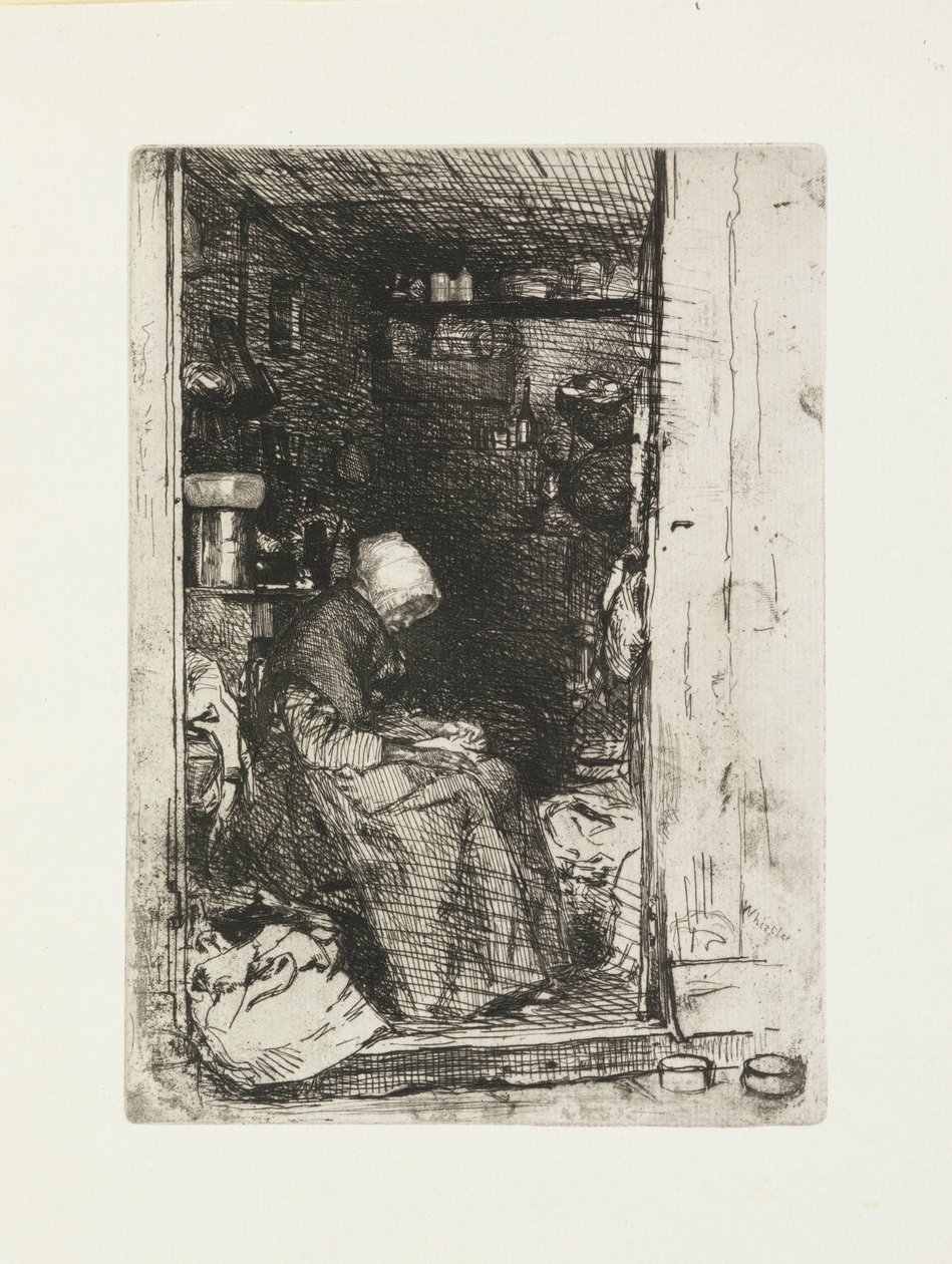 The Old Woman with Rags by James Abbott McNeill Whistler