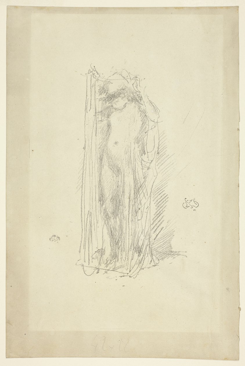 Model Draping by James Abbott McNeill Whistler