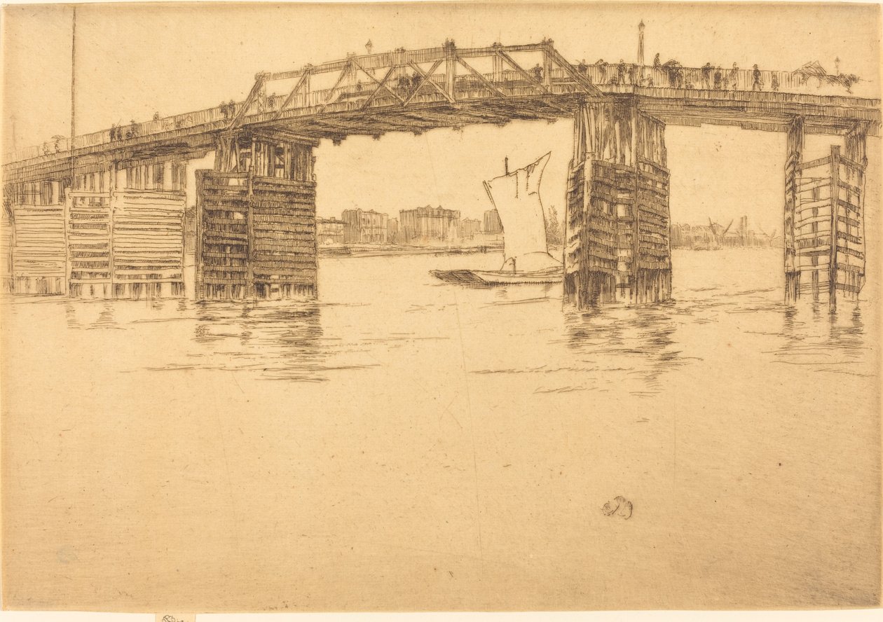 Old Battersea Bridge by James Abbott McNeill Whistler