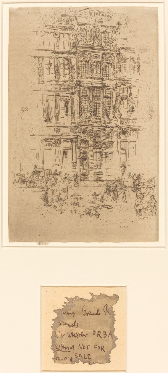 Palaces, Brussels by James Abbott McNeill Whistler