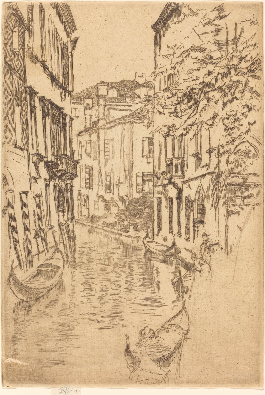Quiet Canal by James Abbott McNeill Whistler