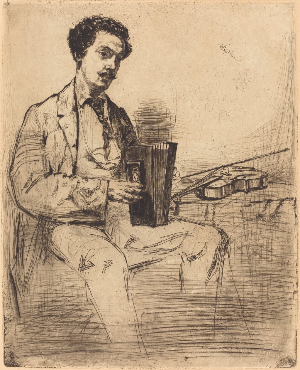 Ross Winans by James Abbott McNeill Whistler