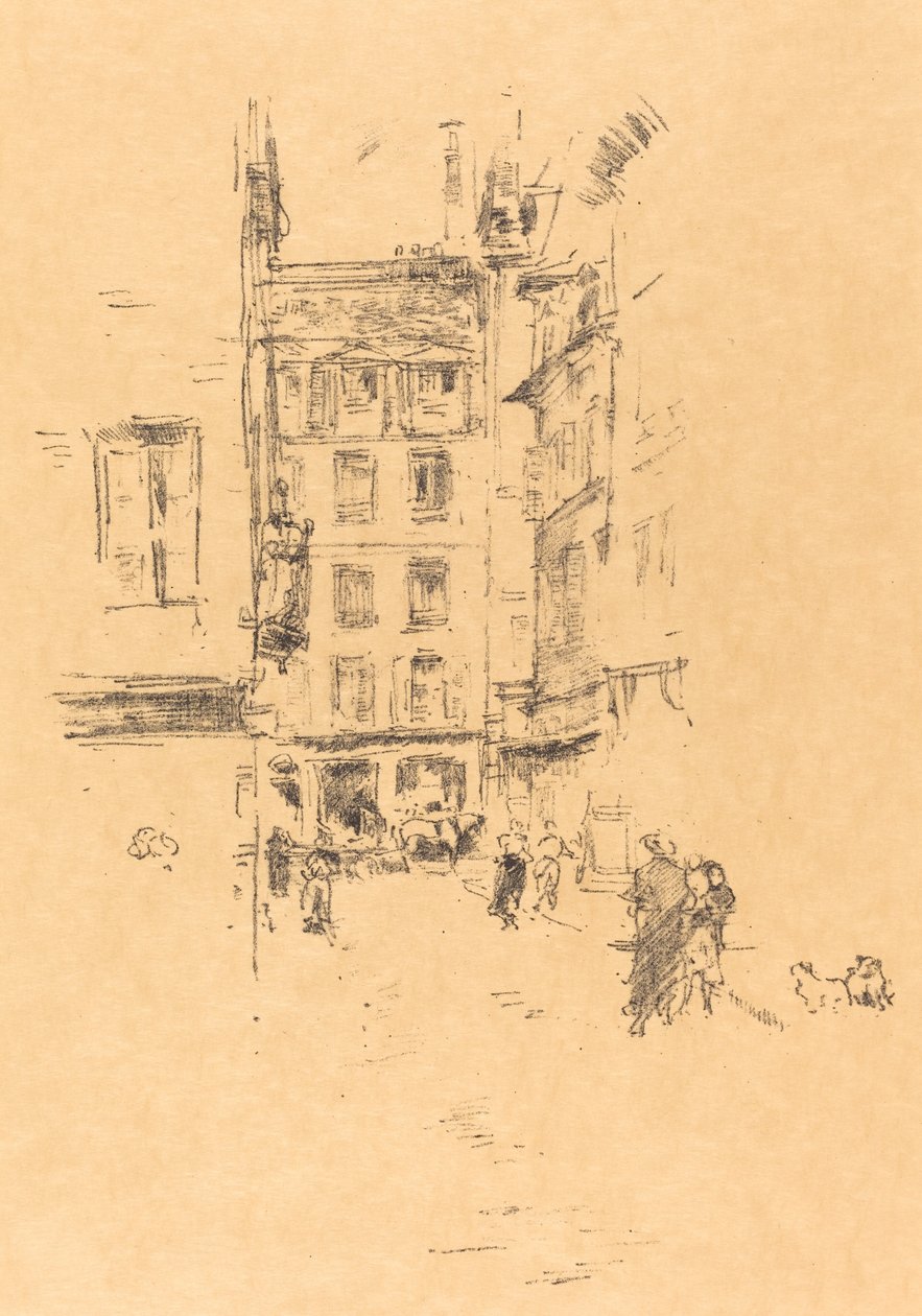Rue Furstenburg by James Abbott McNeill Whistler