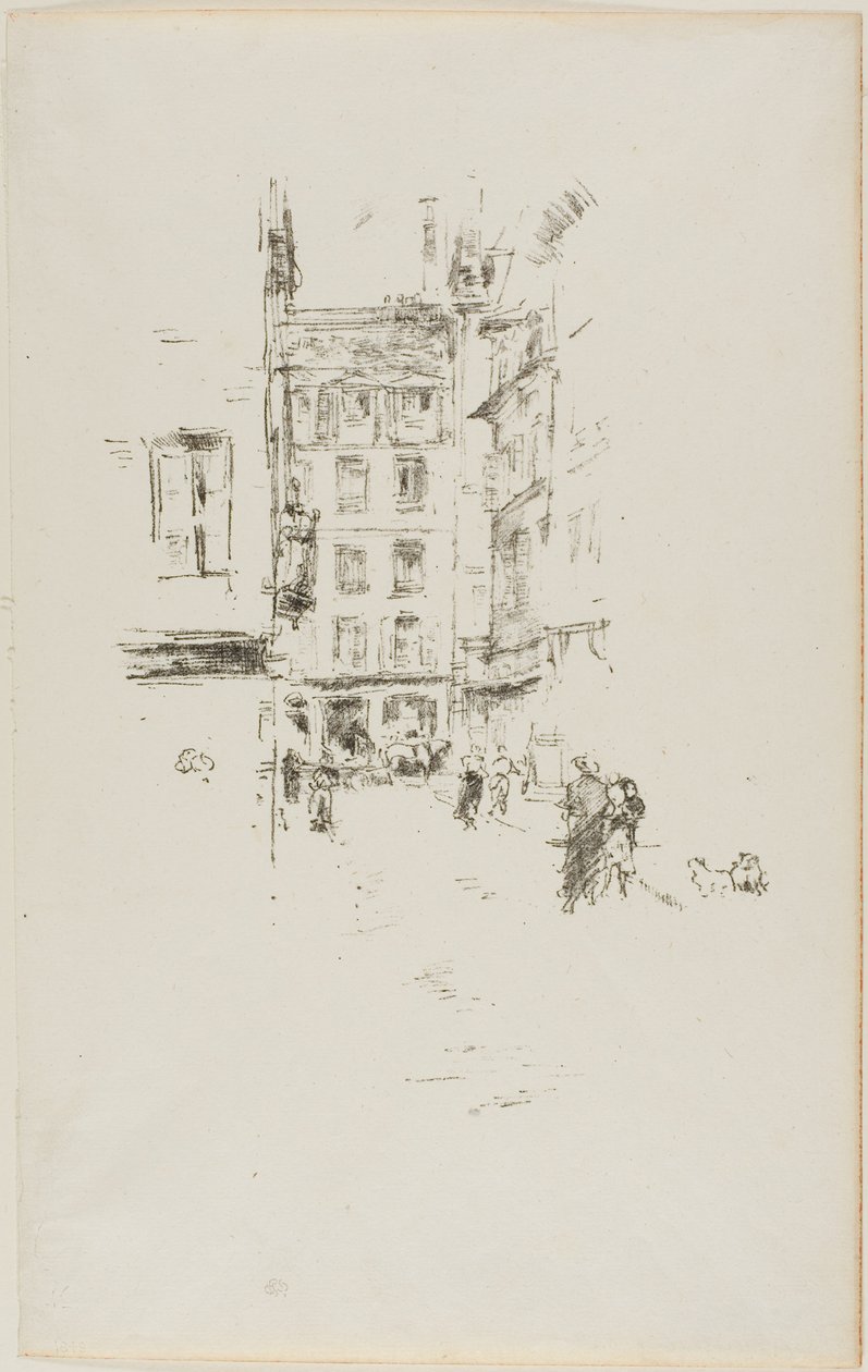 Rue Furstenburg by James Abbott McNeill Whistler