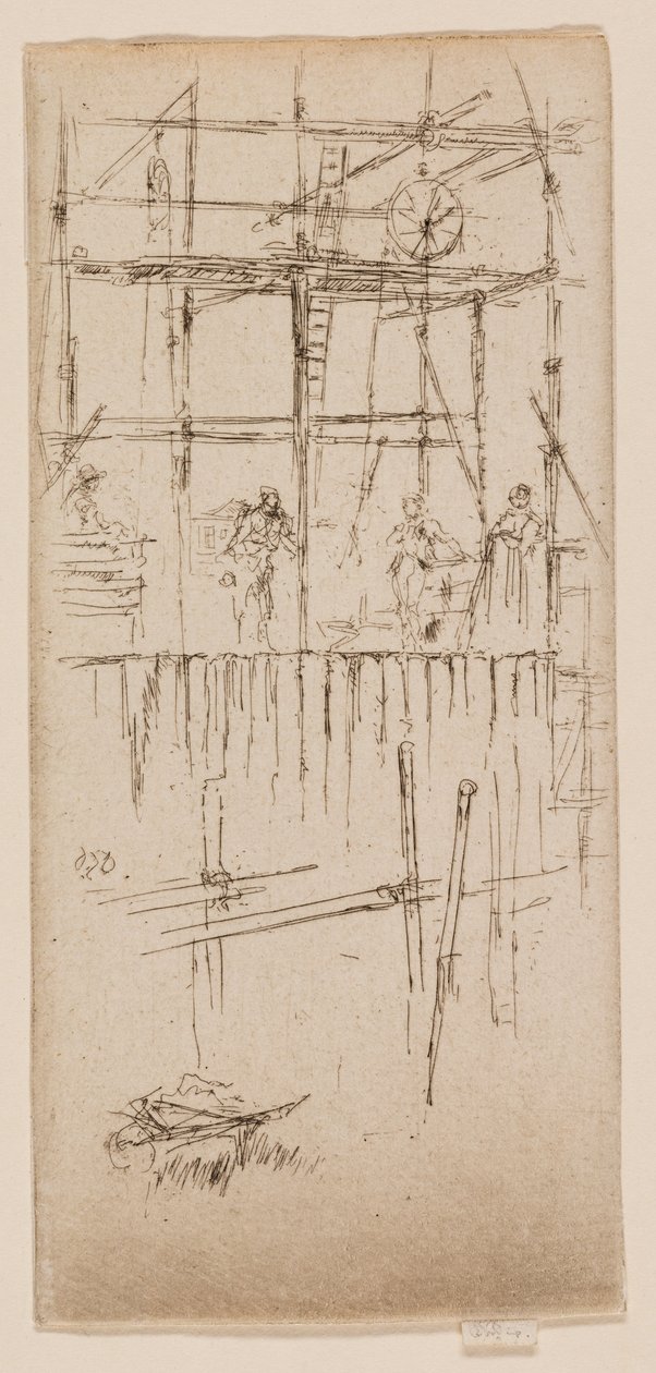 Savoy Scaffolding by James Abbott McNeill Whistler