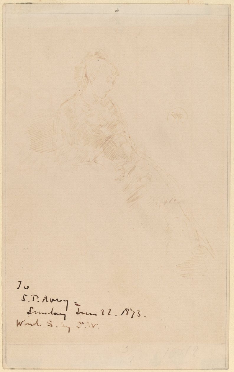 Sketch of Maud by James Abbott McNeill Whistler