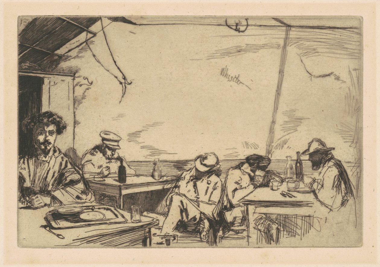 Soup at Three Sous by James Abbott McNeill Whistler