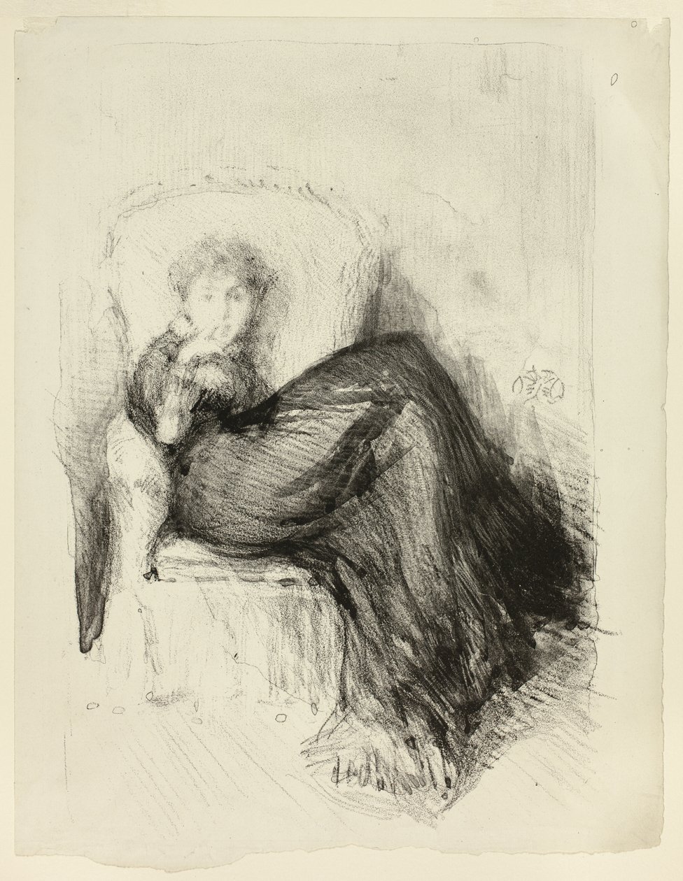 Study: Maud Seated by James Abbott McNeill Whistler