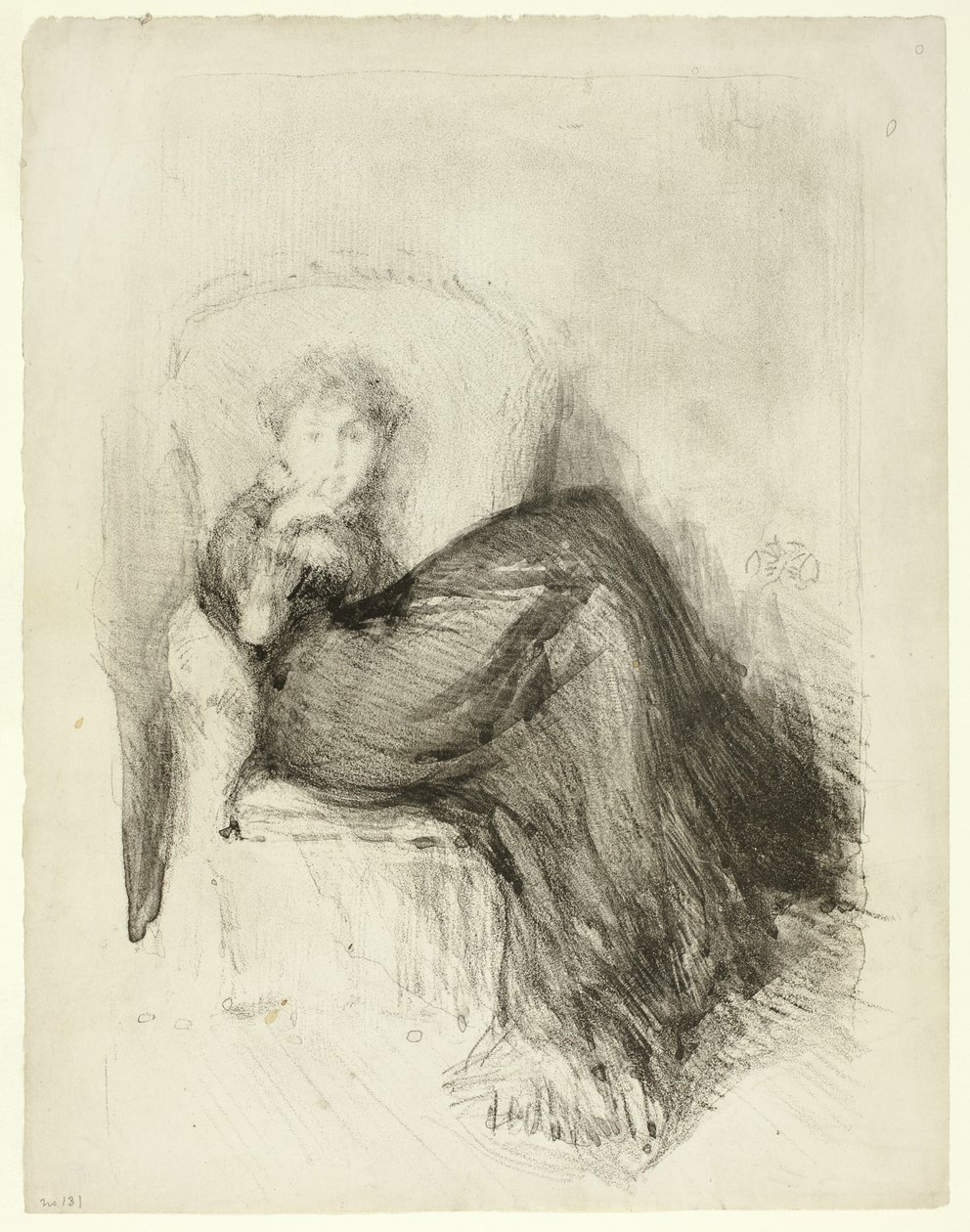 Study: Maud Seated by James Abbott McNeill Whistler