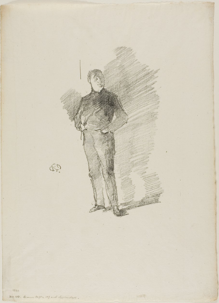 Study No. 2: Mr. Thomas Way by James Abbott McNeill Whistler
