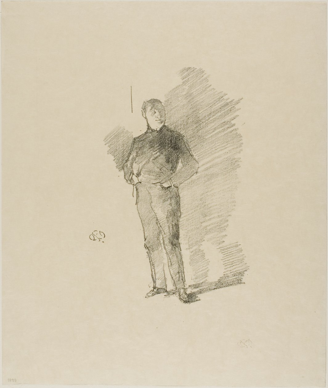 Study No. 2: Mr. Thomas Way by James Abbott McNeill Whistler