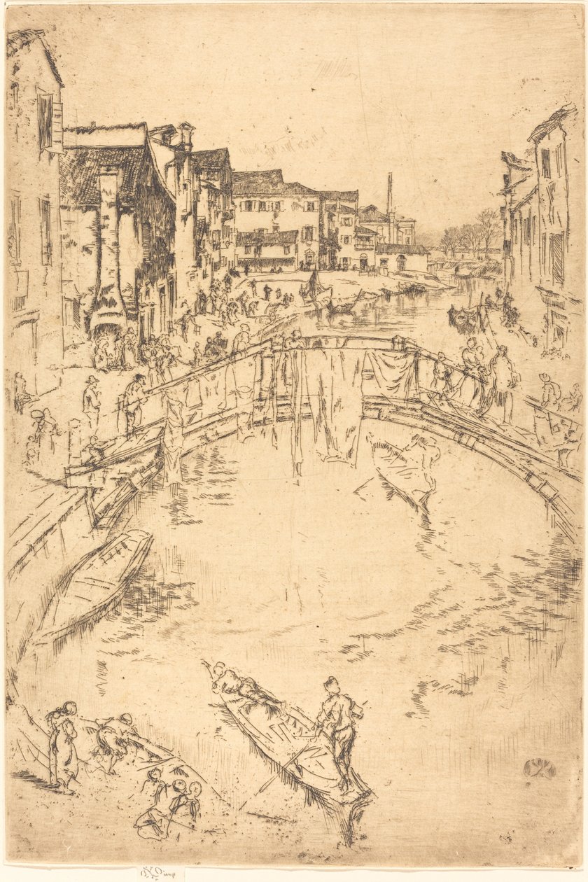 The Bridge by James Abbott McNeill Whistler