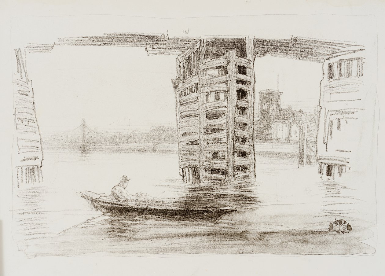 The Broad Bridge by James Abbott McNeill Whistler