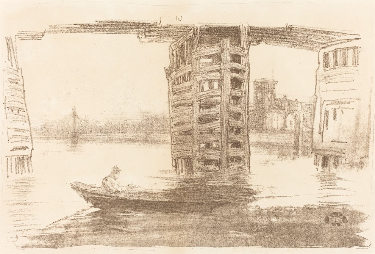 The Broad Bridge by James Abbott McNeill Whistler
