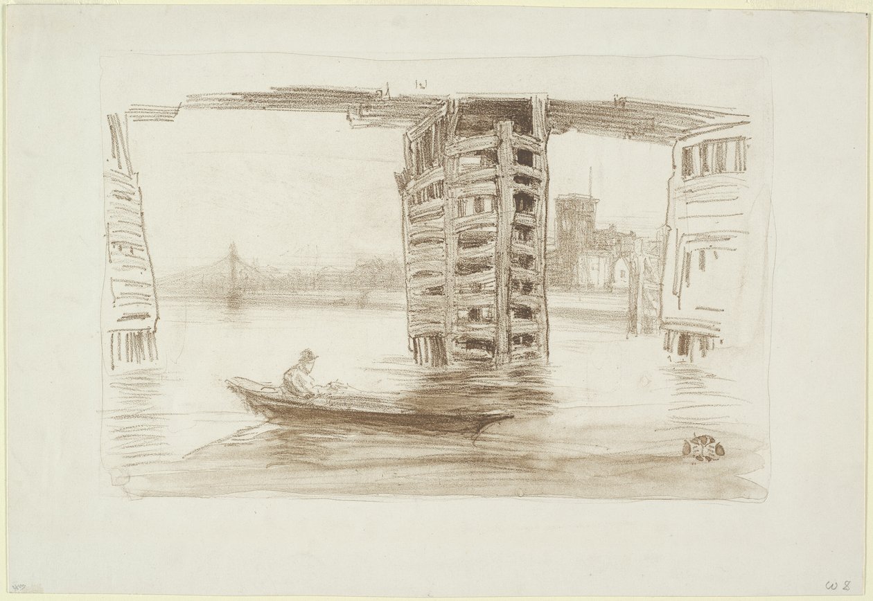 The Broad Bridge by James Abbott McNeill Whistler