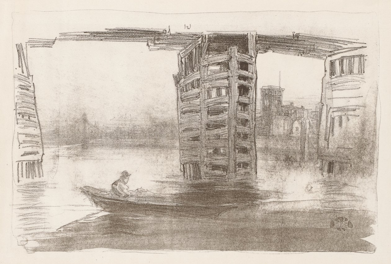 The Broad Bridge by James Abbott McNeill Whistler