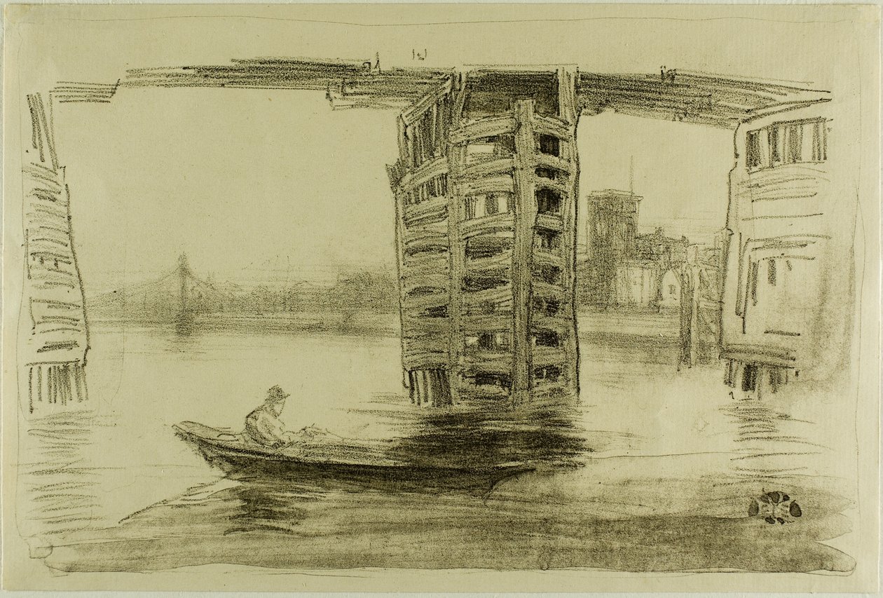 The Broad Bridge by James Abbott McNeill Whistler