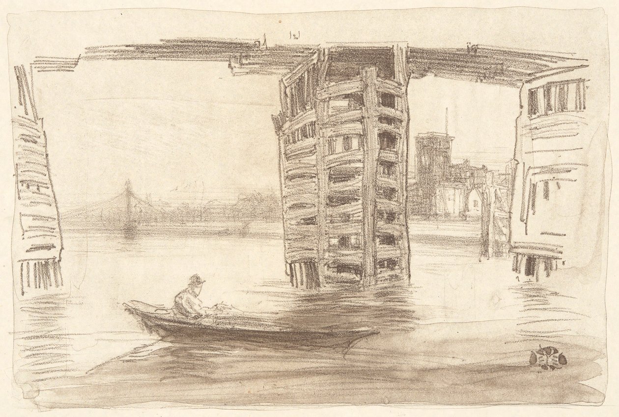 The Broad Bridge by James Abbott McNeill Whistler