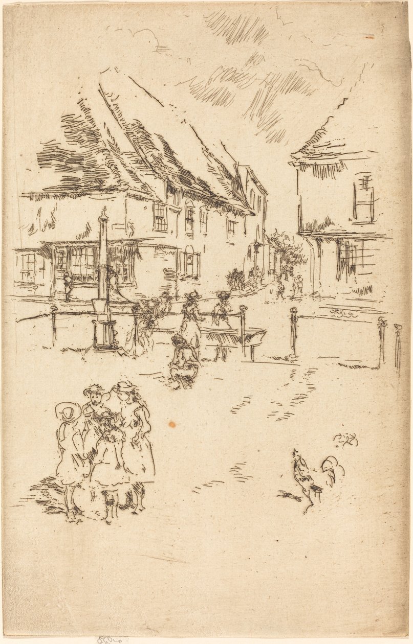 The Cock and the Pump by James Abbott McNeill Whistler