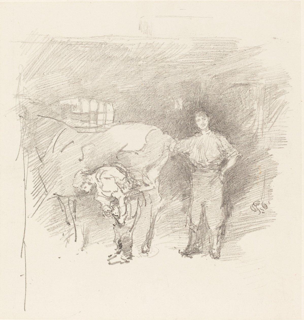 The Farriers by James Abbott McNeill Whistler
