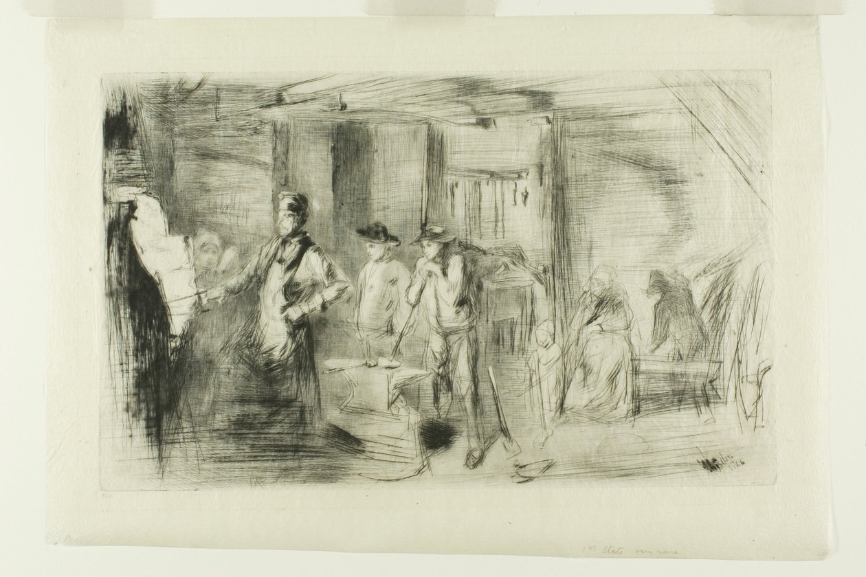 The Forge by James Abbott McNeill Whistler