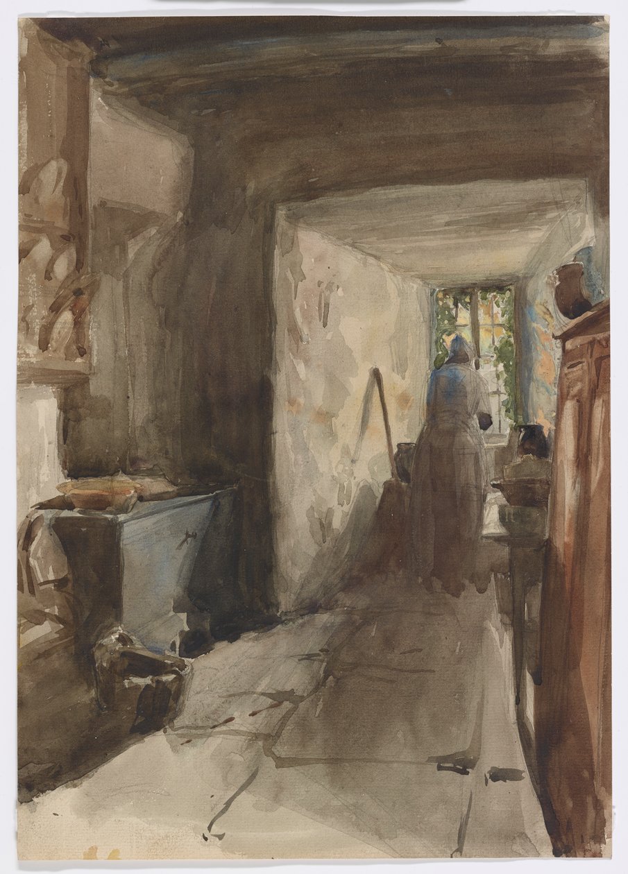 The Kitchen by James Abbott McNeill Whistler