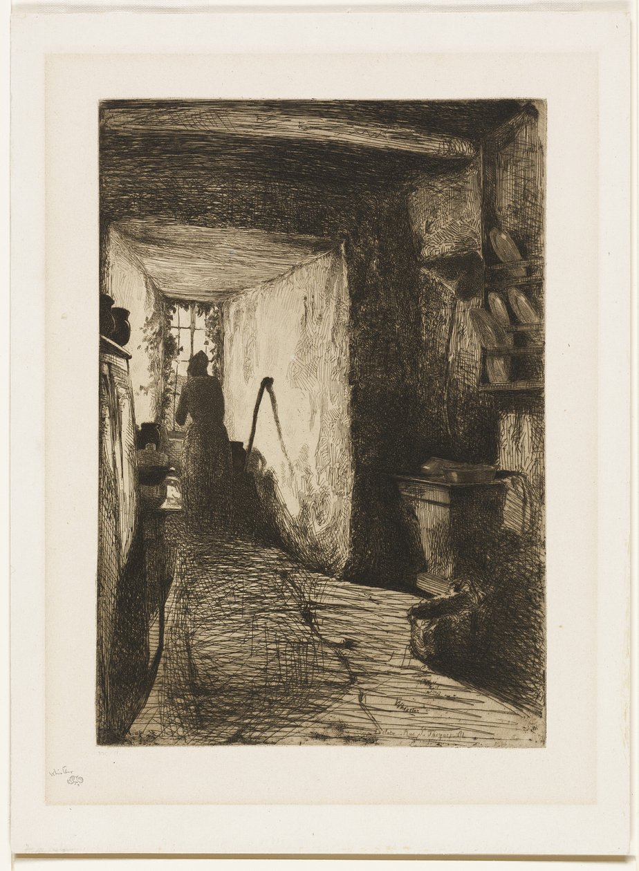 The Kitchen by James Abbott McNeill Whistler