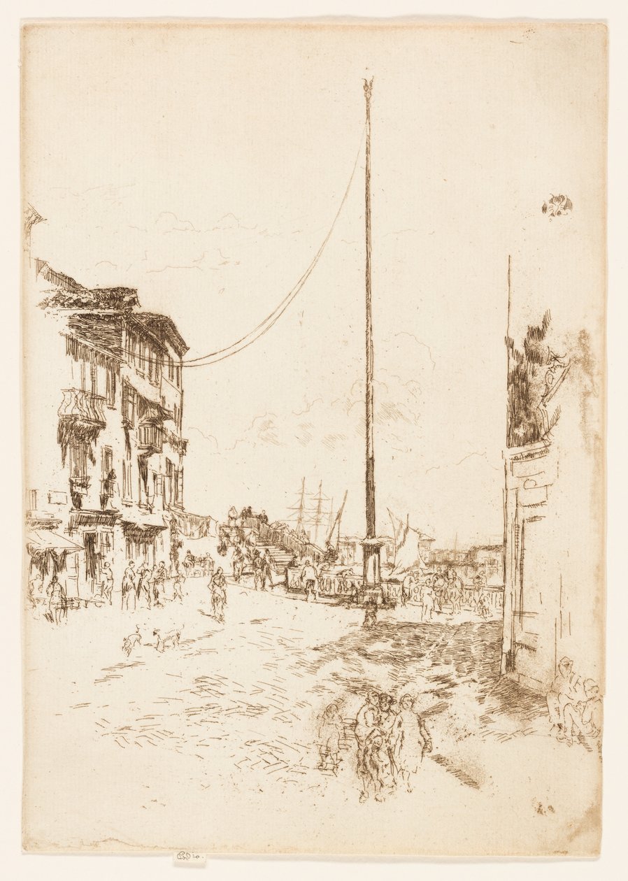 The Little Mast by James Abbott McNeill Whistler