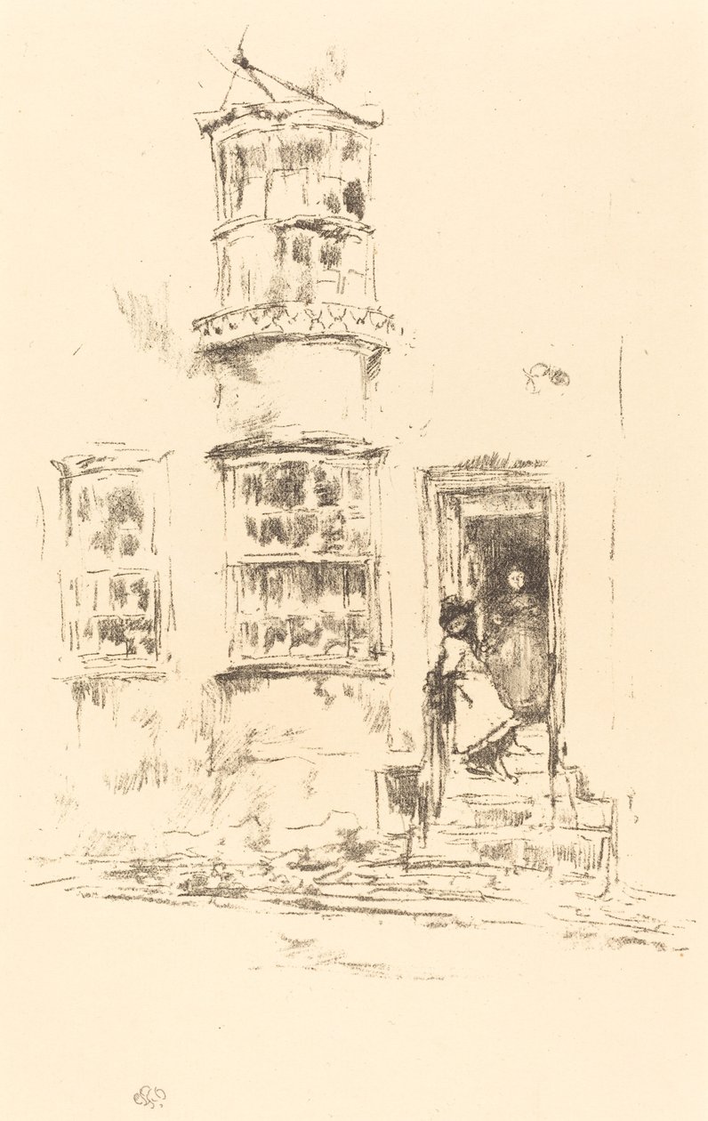 The Little Steps, Lyme Regis by James Abbott McNeill Whistler