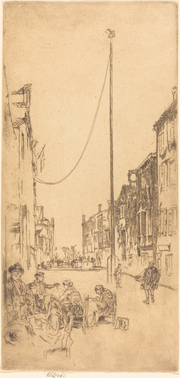 The Mast by James Abbott McNeill Whistler