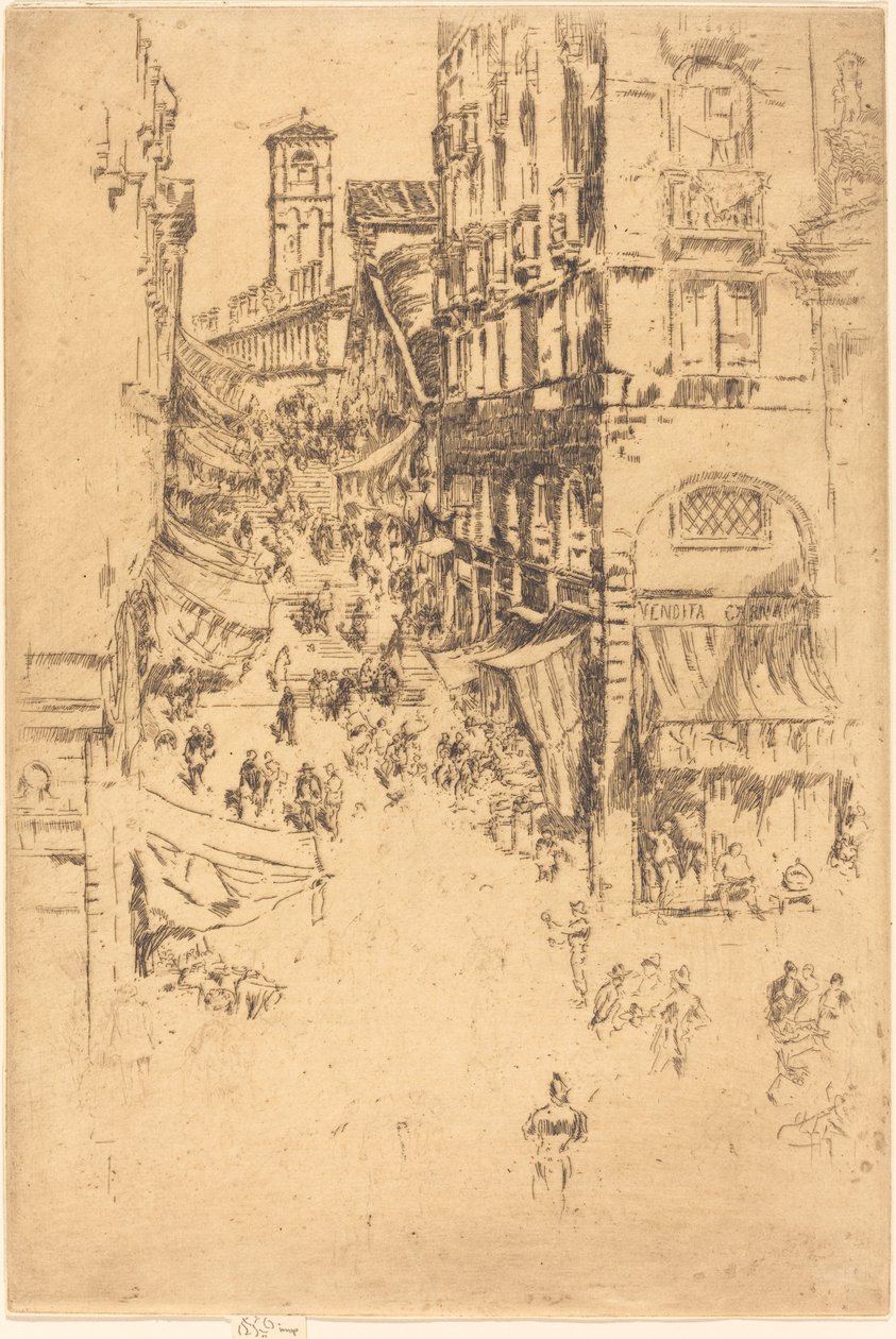 The Rialto by James Abbott McNeill Whistler