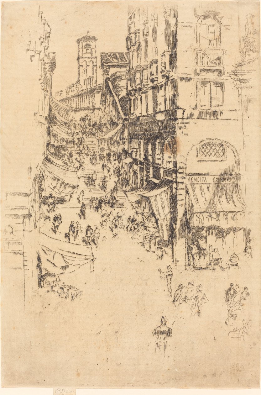 The Rialto by James Abbott McNeill Whistler