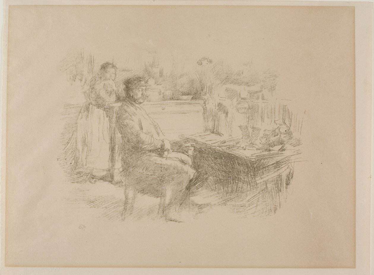 The Shoemaker by James Abbott McNeill Whistler