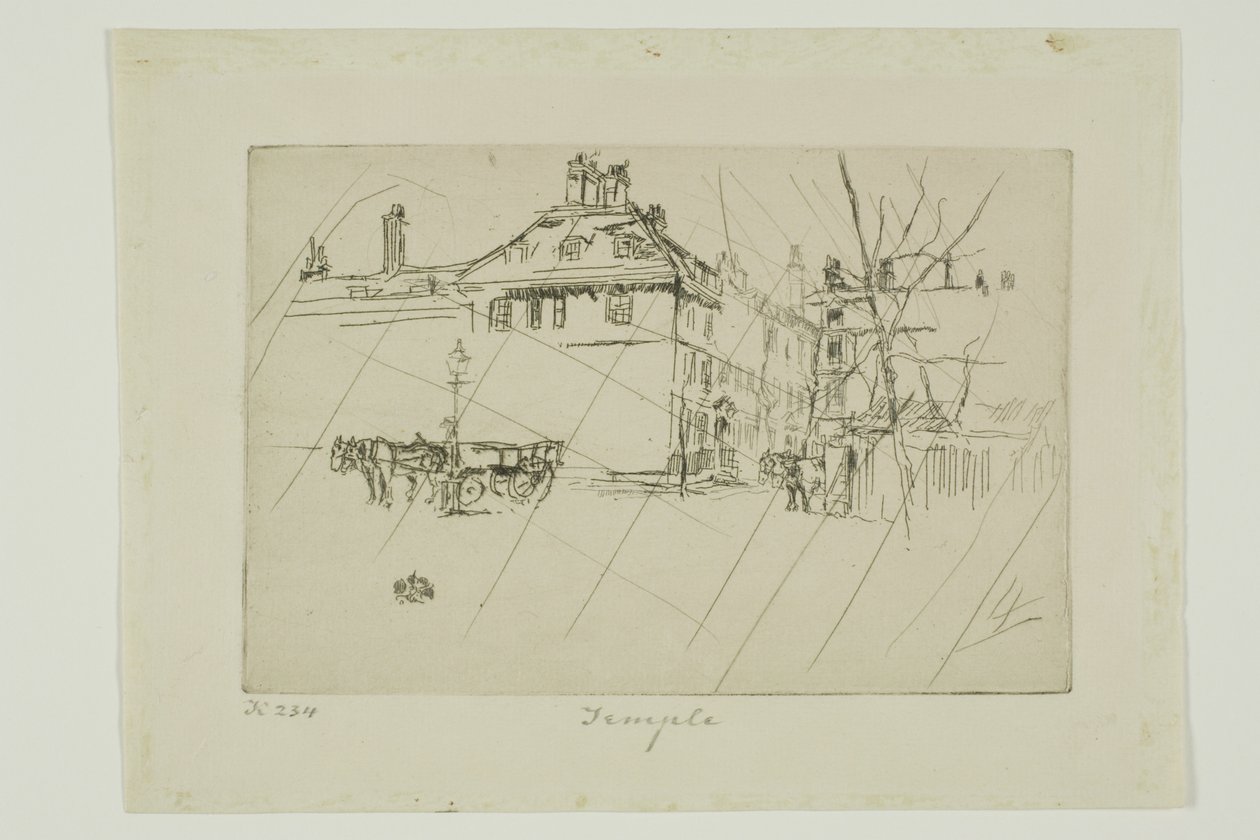 The Temple by James Abbott McNeill Whistler