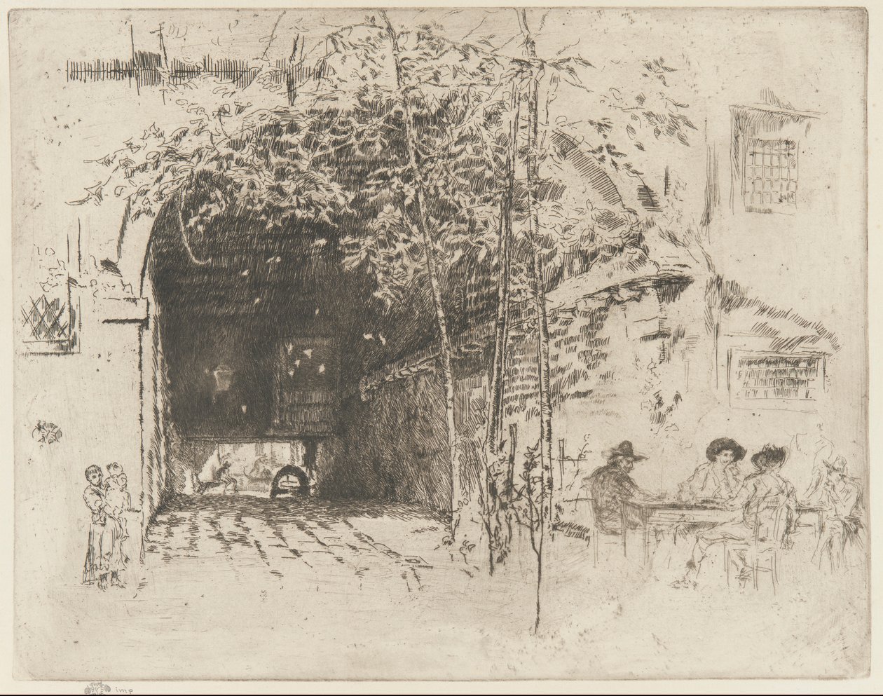The Traghetto by James Abbott McNeill Whistler