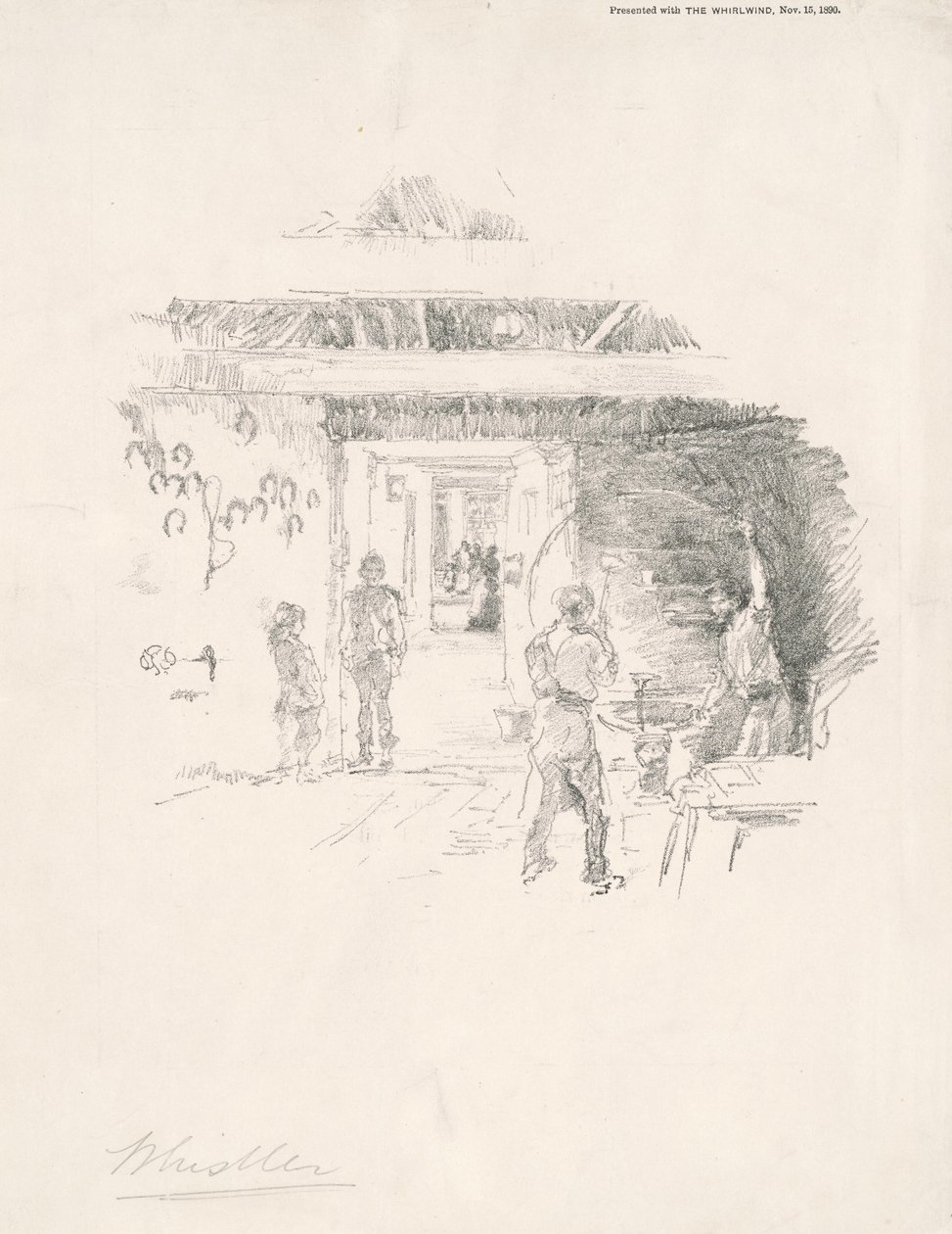 The Tyresmith by James Abbott McNeill Whistler