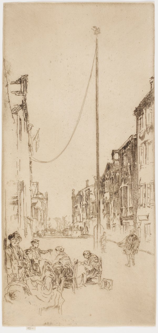 The Venetian Mast by James Abbott McNeill Whistler