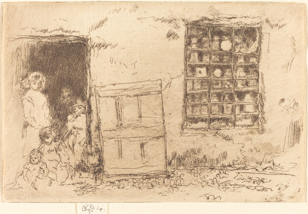 The Village Sweet-Shop by James Abbott McNeill Whistler