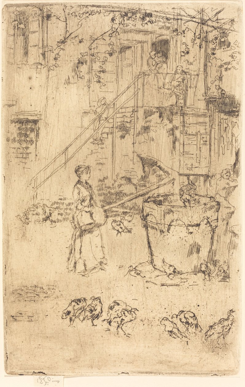 Turkeys by James Abbott McNeill Whistler