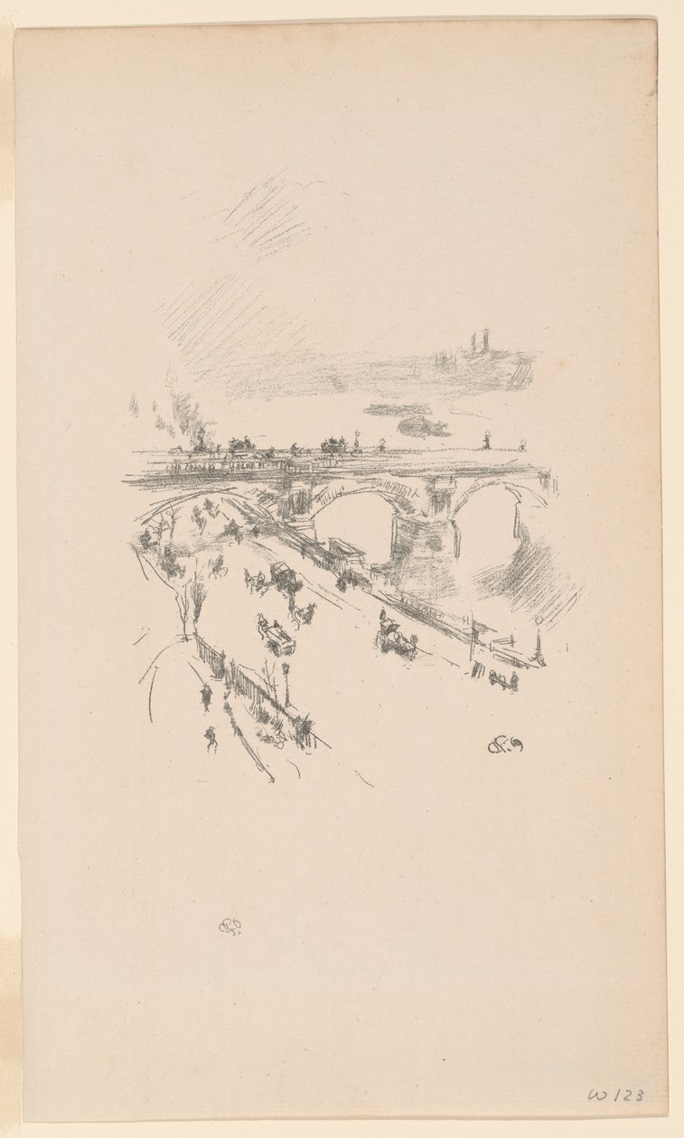 Waterloo Bridge by James Abbott McNeill Whistler