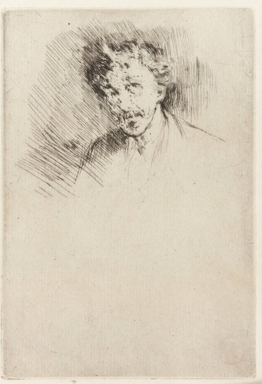 Whistler with the White Lock by James Abbott McNeill Whistler