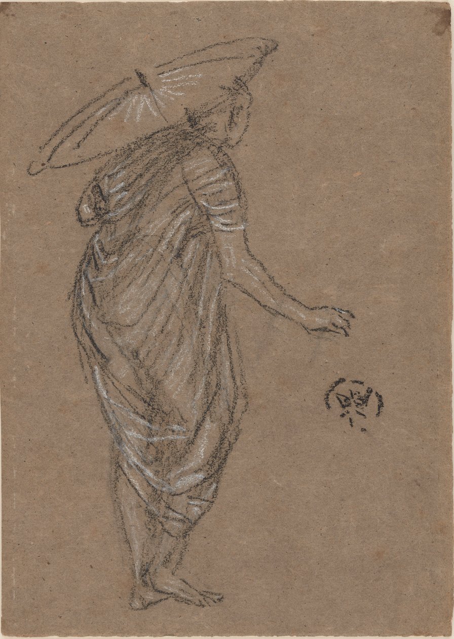 Woman with Parasol by James Abbott McNeill Whistler