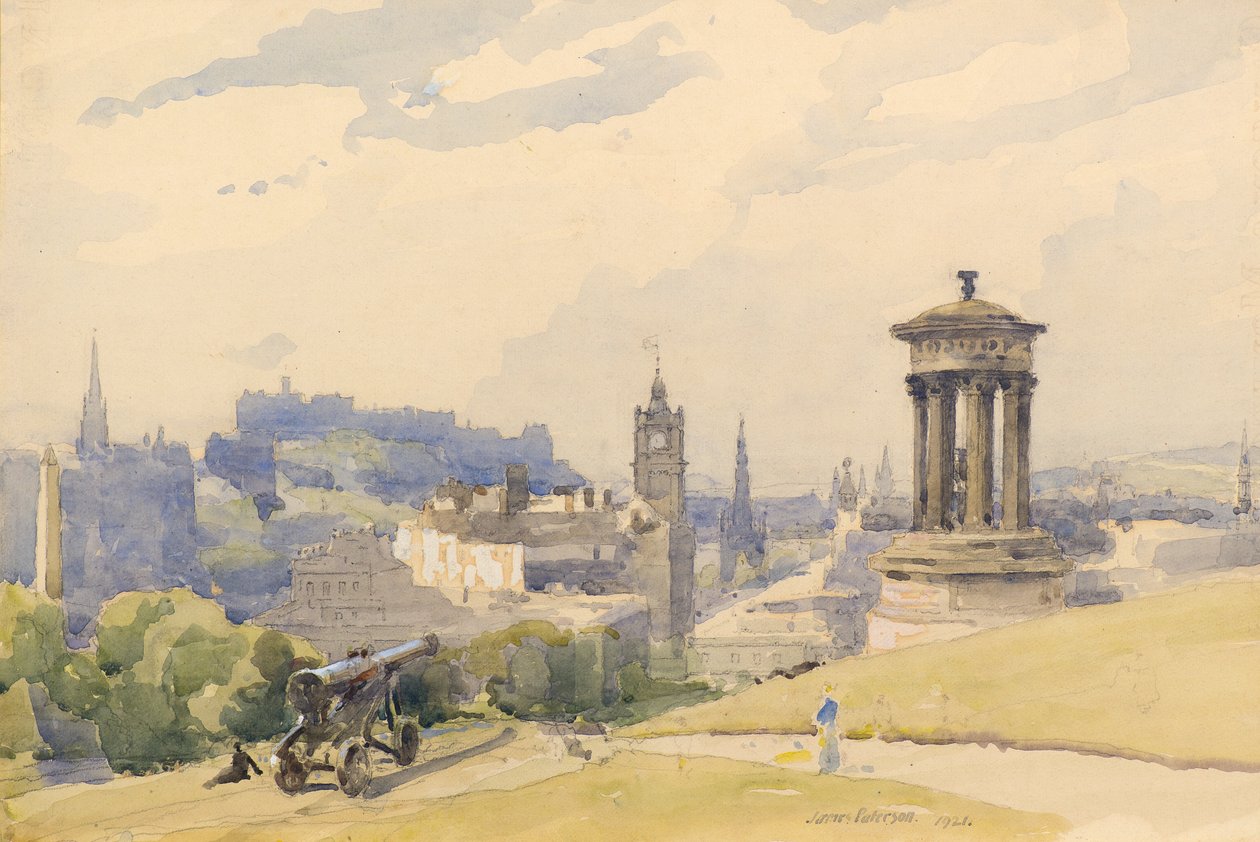 Edinburgh from Calton Hill by James Paterson