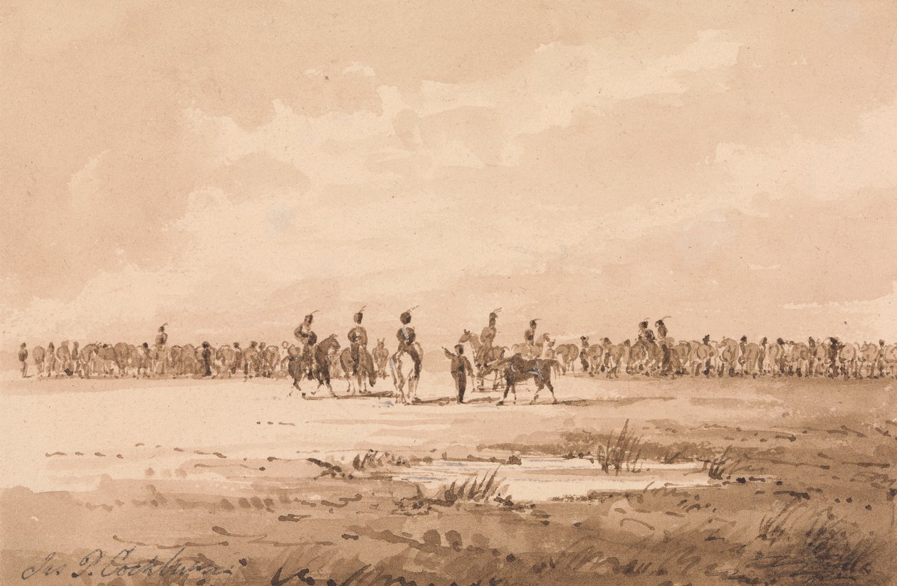 Dismounted Cavalry by James Pattison Cockburn