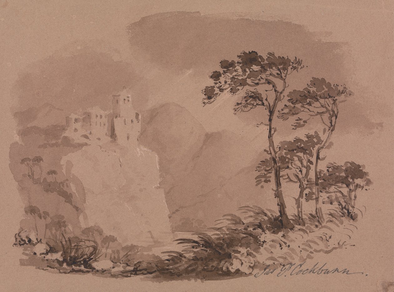 Italianate Landscape by James Pattison Cockburn